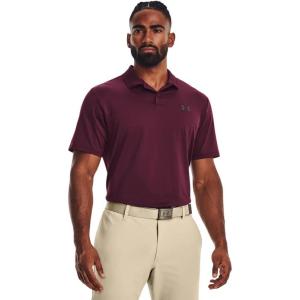 imageUnder Armour Mens Matchplay Polo600 Dark Maroon   Pitch Gray