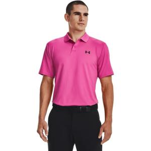 imageUnder Armour Mens Matchplay Polo652 Rebel Pink   Black