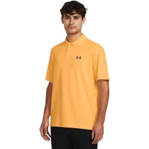 imageUnder Armour Mens Matchplay Polo803 Nova Orange   Downpour Gray