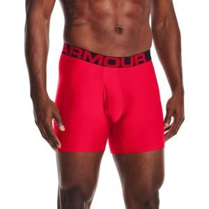 imageUnder Armour Mens MultiPack Standard Tech 6quot Inseam Boxer BriefRed 600Black