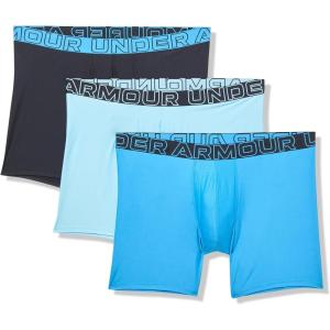 imageUnder Armour Mens MultiPack Standard Tech 6quot Inseam Boxer BriefStream