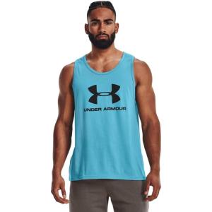 imageUnder Armour Mens Sportstyle Logo Tank177 Fresco Green   Black