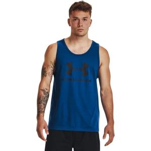 imageUnder Armour Mens Sportstyle Logo Tank426 Varsity Blue   Black