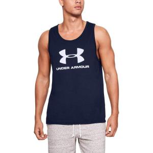 imageUnder Armour Mens Sportstyle Logo TankAcademy Academy