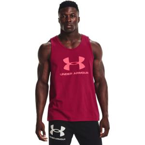 imageUnder Armour Mens Sportstyle Logo TankBlack Rose 664Black
