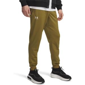 imageUnder Armour Mens Sportstyle Tricot JoggerCanteen Green   White