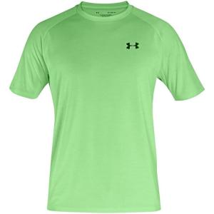 imageUnder Armour Mens Tech 20 ShortSleeve TShirt334 Key Lime   Black