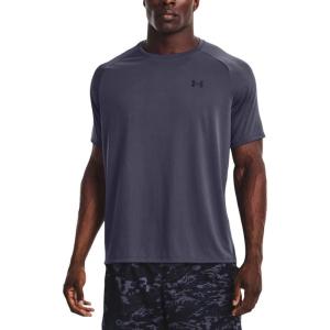 imageUnder Armour Mens Tech 20 ShortSleeve TShirt558 Tempered Steel   Midnight Navy