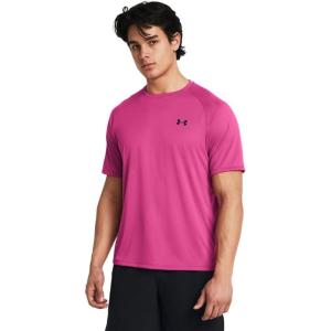 imageUnder Armour Mens Tech 20 ShortSleeve TShirt686 Astro Pink   Black