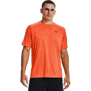 imageUnder Armour Mens Tech 20 ShortSleeve TShirtBlaze Orange 826Black
