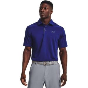 imageUnder Armour Mens Tech Golf Polo456 Bauhaus Blue  Pitch Gray  Pitch Gray
