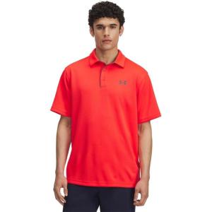 imageUnder Armour Mens Tech Golf PoloRacer Red   Pitch Grey