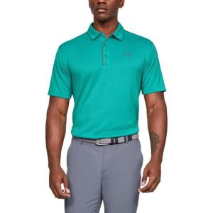 imageUnder Armour Mens Tech Golf PoloTeal Rush