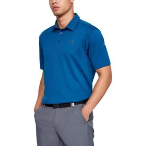 imageUnder Armour Mens Tech Golf PoloTeal Vibe 417Pitch Gray