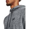 imageUnder Armour Mens Armourfleece Twist Hoodie012 Pitch Gray   Black