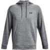 imageUnder Armour Mens Armourfleece Twist Hoodie012 Pitch Gray   Black