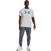 imageUnder Armour Mens Big Logo Short Sleeve TShirt015 Halo Gray Light Heather   Tourmaline Teal