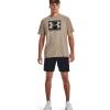 imageUnder Armour Mens Big Logo Short Sleeve TShirt236 Sahara   Black
