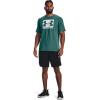 imageUnder Armour Mens Big Logo Short Sleeve TShirt722 Coastal Teal   White
