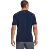 imageUnder Armour Mens Big Logo Short Sleeve TShirtAcademy Blue 408Red