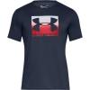 imageUnder Armour Mens Big Logo Short Sleeve TShirtAcademy Blue 408Red