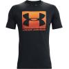 imageUnder Armour Mens Big Logo Short Sleeve TShirtBlack 003Rogue Orange