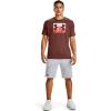 imageUnder Armour Mens Big Logo Short Sleeve TShirtCinna Red 688Halo Gray