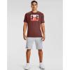 imageUnder Armour Mens Big Logo Short Sleeve TShirtCinna Red 688Halo Gray