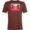 imageUnder Armour Mens Big Logo Short Sleeve TShirtCinna Red 688Halo Gray