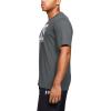imageUnder Armour Mens Big Logo Short Sleeve TShirtPitch Gray