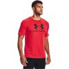 imageUnder Armour Mens Big Logo Short Sleeve TShirtRed 601Black