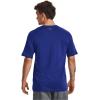 imageUnder Armour Mens Big Logo Short Sleeve TShirtRoyal 400Graphite