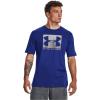 imageUnder Armour Mens Big Logo Short Sleeve TShirtRoyal 400Graphite