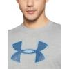 imageUnder Armour Mens Big Logo Short Sleeve TShirtSteel Light Heather 036Capri