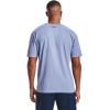 imageUnder Armour Mens Big Logo Short Sleeve TShirtWashed Blue 420Blue Circuit