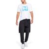 imageUnder Armour Mens Big Logo Short Sleeve TShirtWhite Petrol Blue