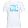 imageUnder Armour Mens Big Logo Short Sleeve TShirtWhite Petrol Blue