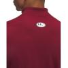 imageUnder Armour Mens ColdGear Fitted MockCardinalWhite