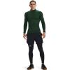 imageUnder Armour Mens ColdGear Fitted MockForest GreenWhite