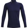 imageUnder Armour Mens ColdGear Fitted MockMidnight NavyWhite