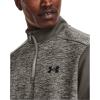 imageUnder Armour Mens Fleece Twist Quarter ZipPewterfresh Clayblack