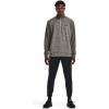 imageUnder Armour Mens Fleece Twist Quarter ZipPewterfresh Clayblack