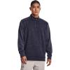 imageUnder Armour Mens Fleece Twist Quarter ZipTempered Steelblack