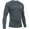 imageUnder Armour Mens Packaged Base 40 Crew TShirtLead Steel