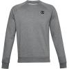 imageUnder Armour Mens Rival Fleece CrewPitch Gray Light Heather 012Onyx White
