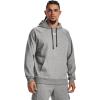 imageUnder Armour Mens Rival Fleece Sportstyle Logo Hoodie025 Castlerock Light Heather   White