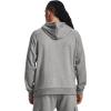 imageUnder Armour Mens Rival Fleece Sportstyle Logo Hoodie025 Castlerock Light Heather   White