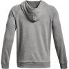 imageUnder Armour Mens Rival Fleece Sportstyle Logo Hoodie025 Castlerock Light Heather   White