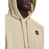 imageUnder Armour Mens Rival Fleece Sportstyle Logo Hoodie289 Khaki Base   Onyx White
