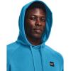 imageUnder Armour Mens Rival Fleece Sportstyle Logo Hoodie419 Capri   Onyx White